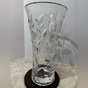 RCR Royal Crystal Rock Laurus Collection lead-free crystal vase made in Italy